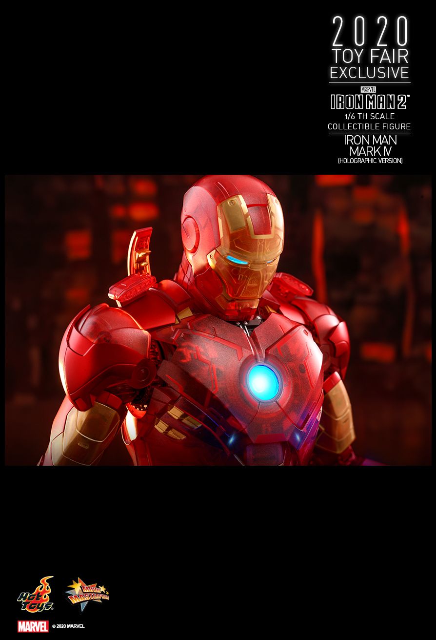 Hot toys Iron Man 2 - 1/6th scale Iron Man Mark IV (Holographic Version) Collectible Figure 18160