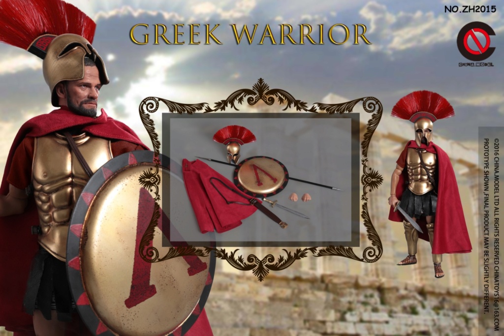 Historical - NEW PRODUCT: CHINA. MODEL: 1/6 Greek Shield Spearman Action Figure NO:ZH015 18162810