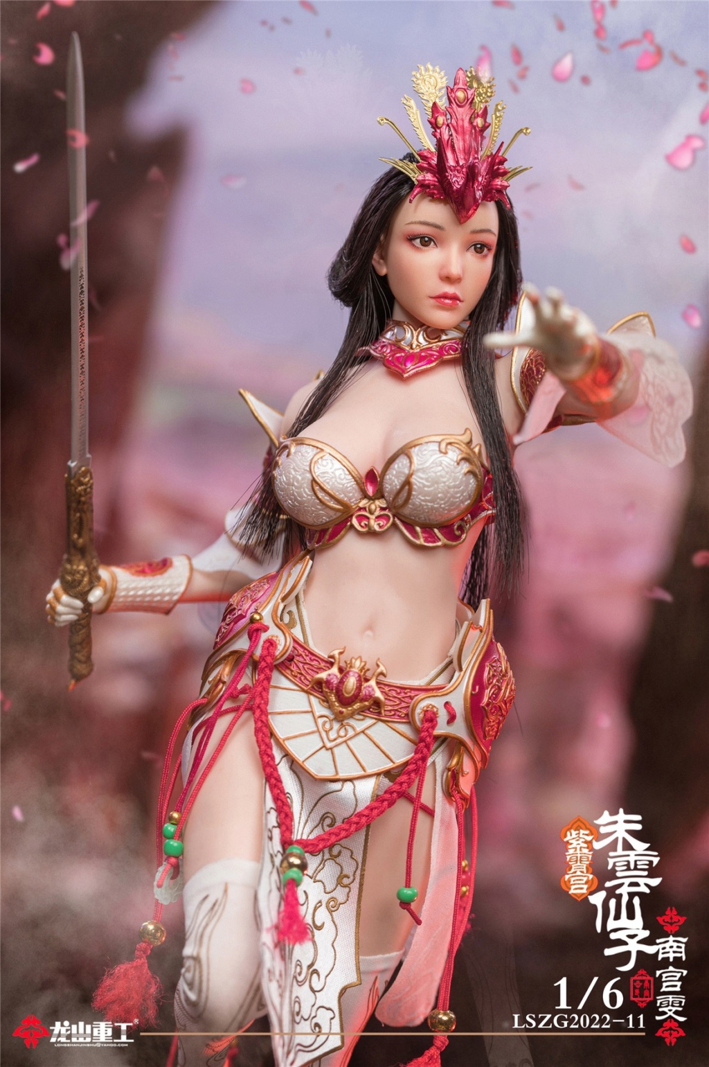 female - NEW PRODUCT: Longshan Heavy Industry: 1/6 Zixia Palace - Fairy Zhu Yun (Nangong Wen) Action Figure LSZG2022-11 18163310
