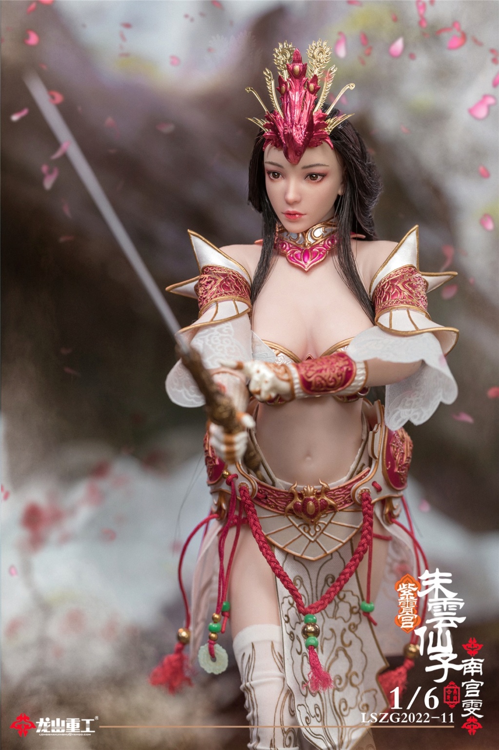stylized - NEW PRODUCT: Longshan Heavy Industry: 1/6 Zixia Palace - Fairy Zhu Yun (Nangong Wen) Action Figure LSZG2022-11 18164210