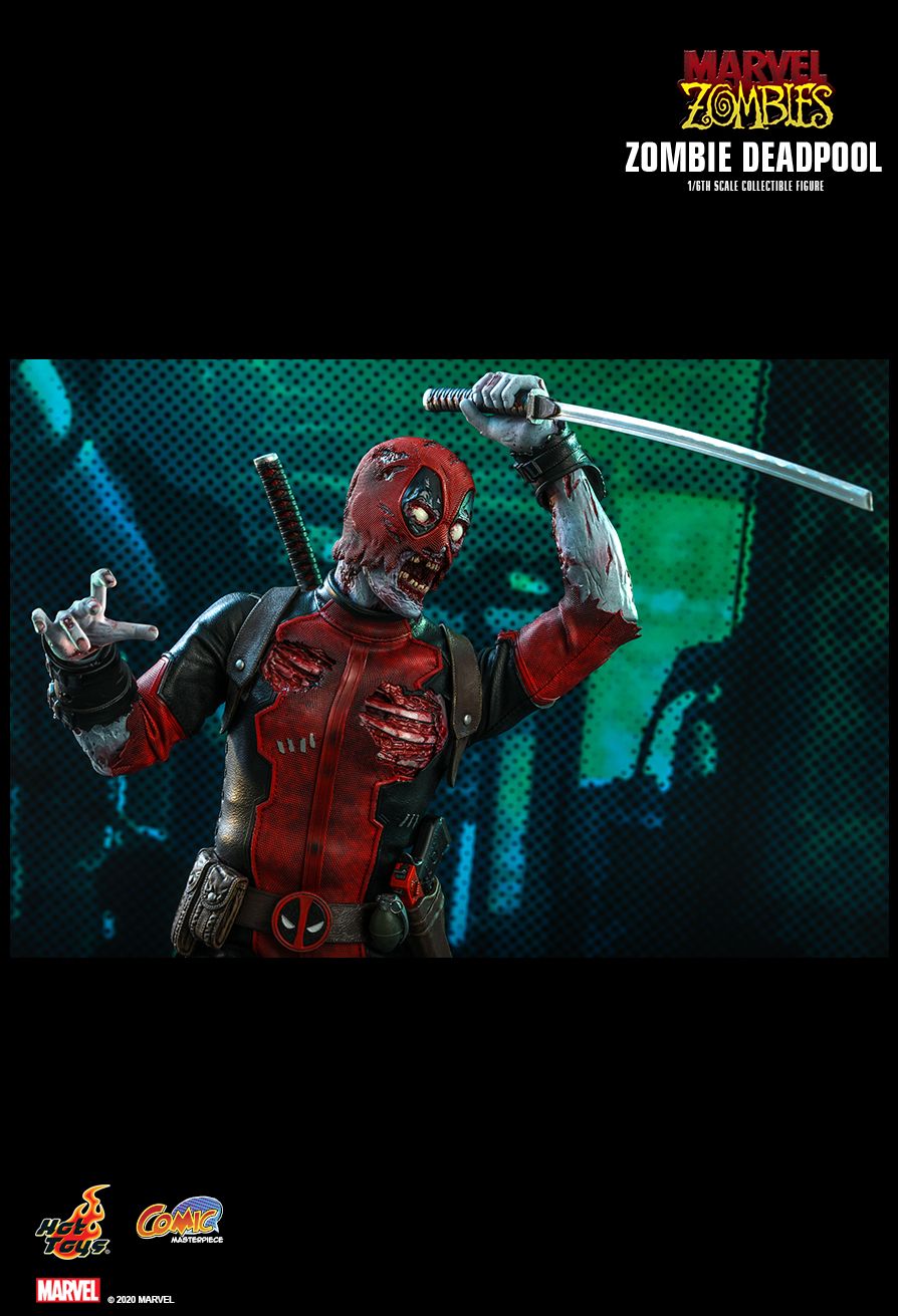 NEW PRODUCT: HOT TOYS: MARVEL ZOMBIES ZOMBIE DEADPOOL 1/6TH SCALE COLLECTIBLE FIGURE 18183