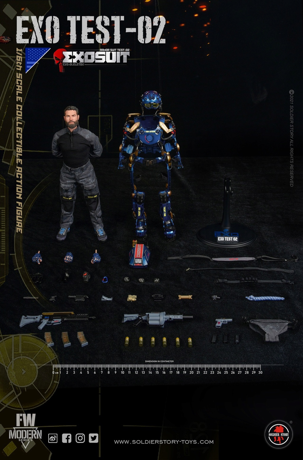 NEW PRODUCT: Soldier Story: 1/6 Futuristic Series - Single Soldier Exoskeleton Armor suit "Prototype-02" action figure #SS125 18193910