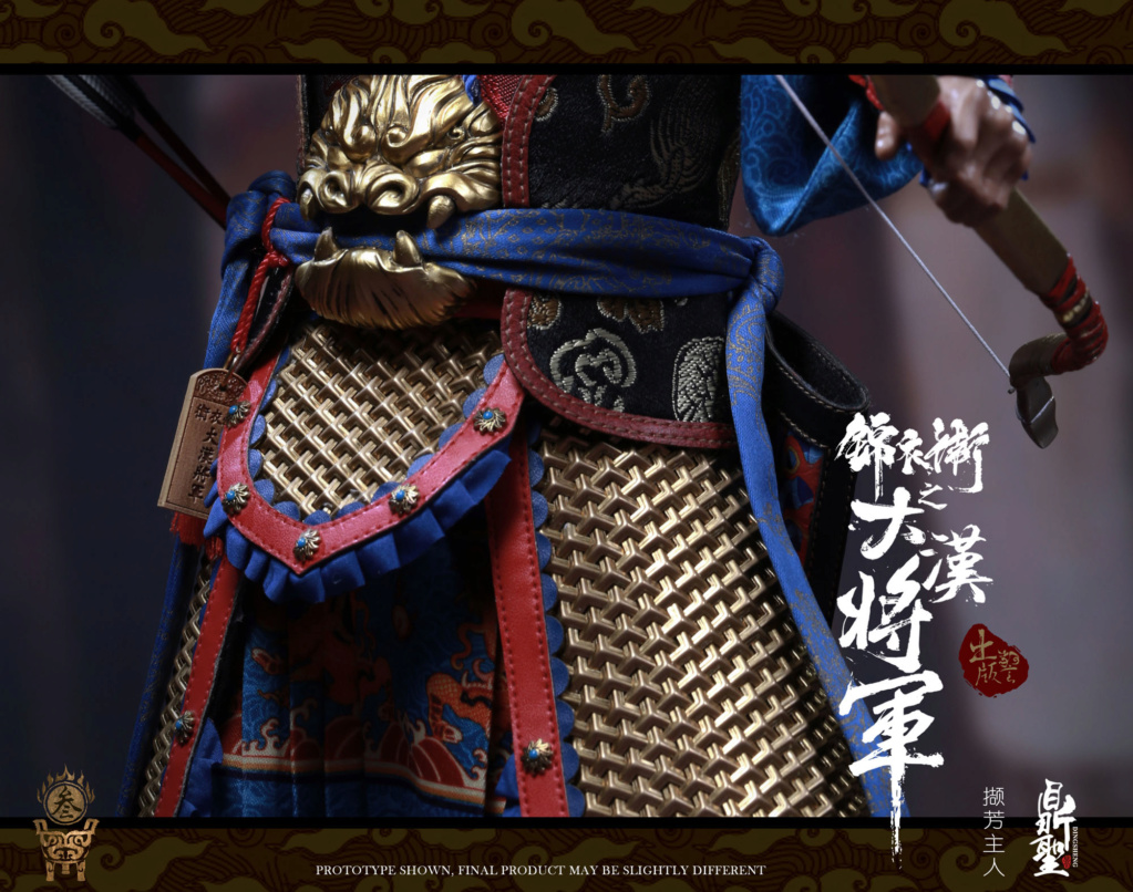 Military - NEW PRODUCT: Ding Sheng Mo to play: 1/6 Out of the police into the big Han general (pure copper handmade mountain Wenjia) - gold armor version / silver armor version / dragon screen suit 18243910