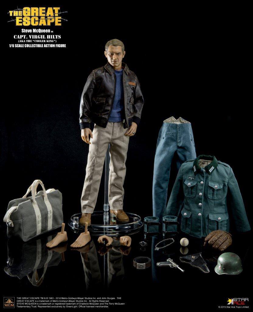 StarAce - NEW PRODUCT: Star Ace Toys 1/6th Scale Steve McQueen (Special Edition) 12-inch Collectible Figure 1829