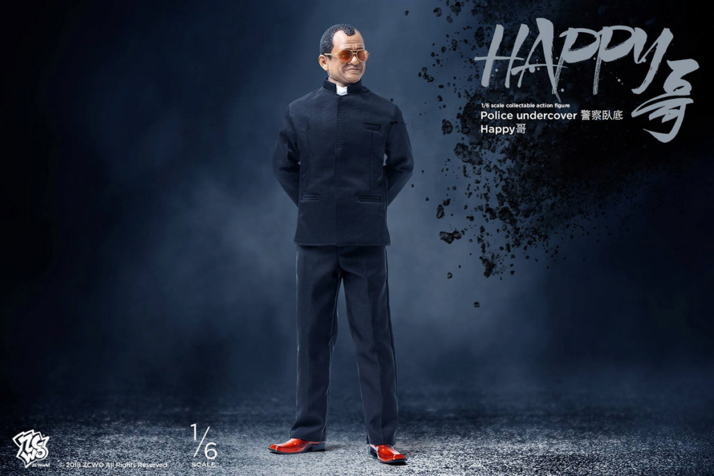 UndercroverHappyBrother - NEW PRODUCT: ZCWO New Products: 1/6 Police Series - Undercover Happy Brother & Escort Group Sir & Police Officer Sir [3 models] 18290910