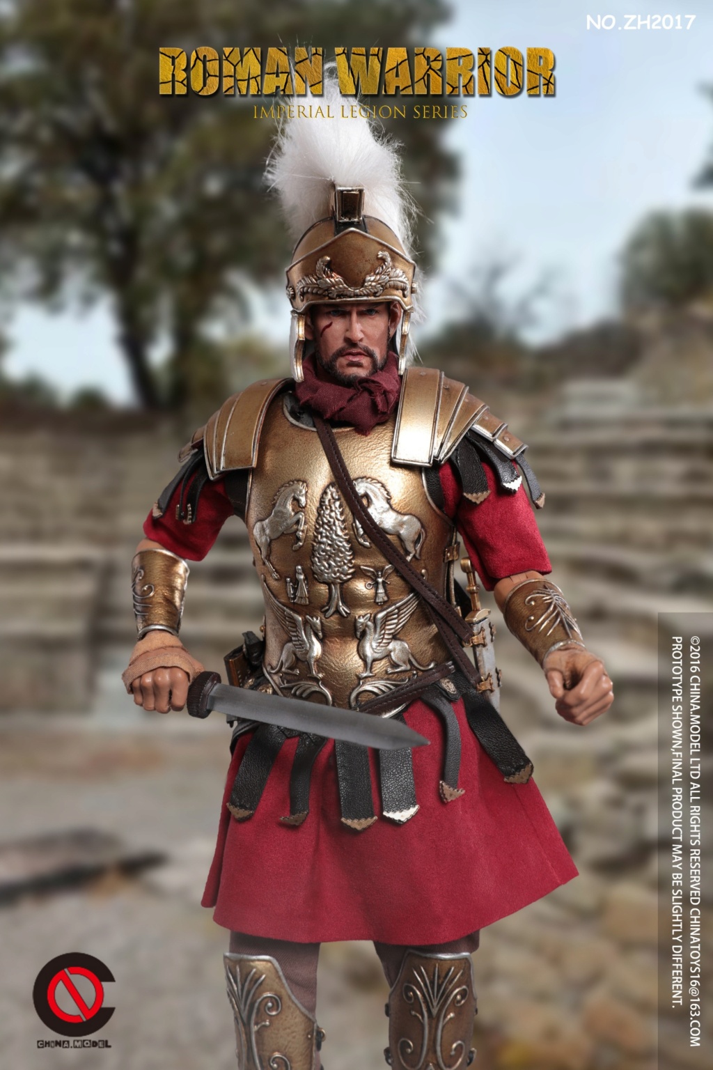 ChinaModel - NEW PRODUCT: CHINA. MODEL: 1/6 Black Gold Roman General/Roman Warrior/Aldenma #ZH016/ZH017/EN0168 18312710