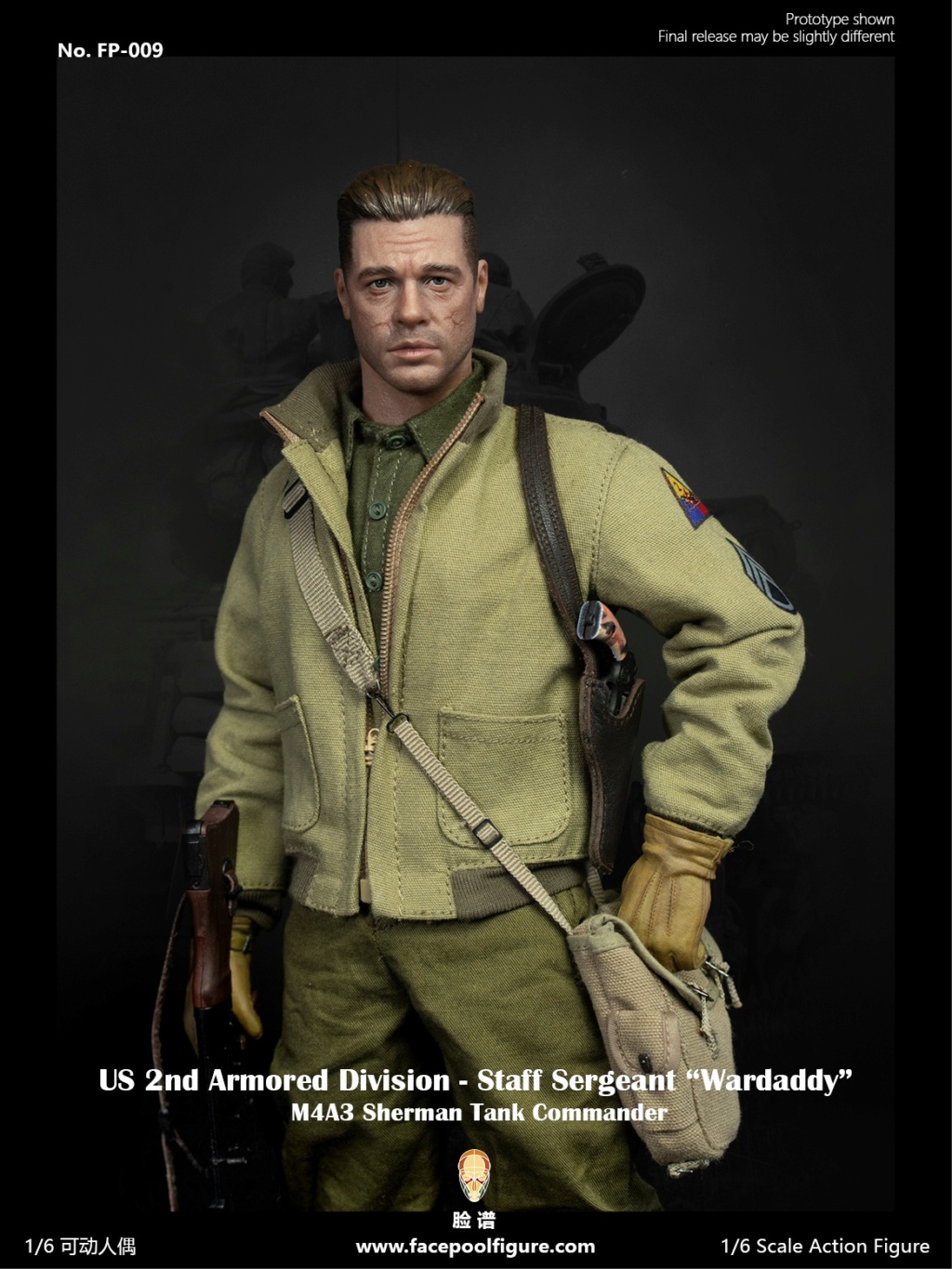 ArmoredDivision - NEW PRODUCT: Facepool Figure: 1/6 2nd Armored Division Staff Sergeant 2nd Panzer Division #Wardaddy) 18391410