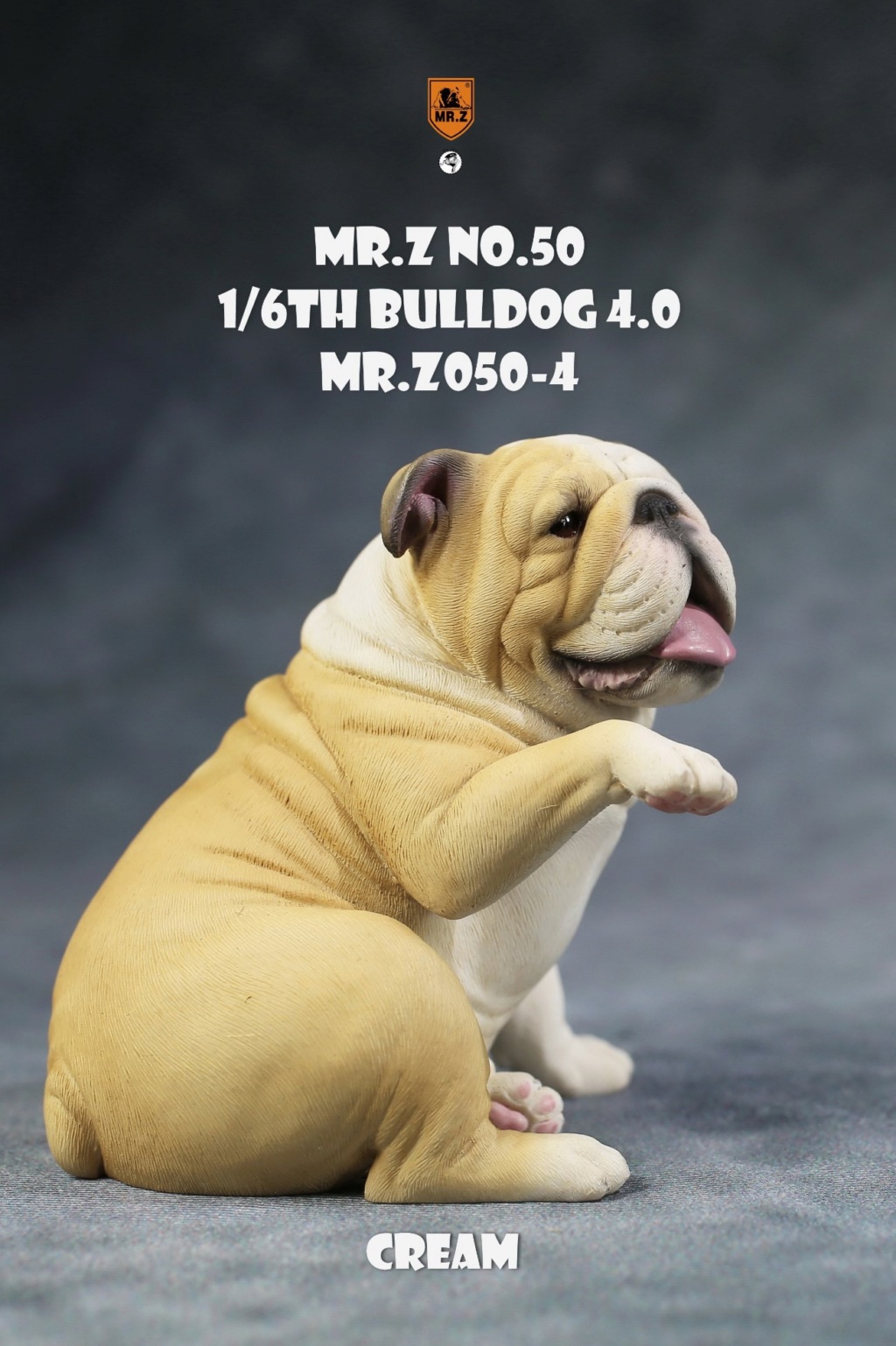 Bulldog4 - NEW PRODUCT: MR. Z: 1/6 50th Simulation Animal-British Bulldog Bulldog 4.0 (All 5 colors) 18463211