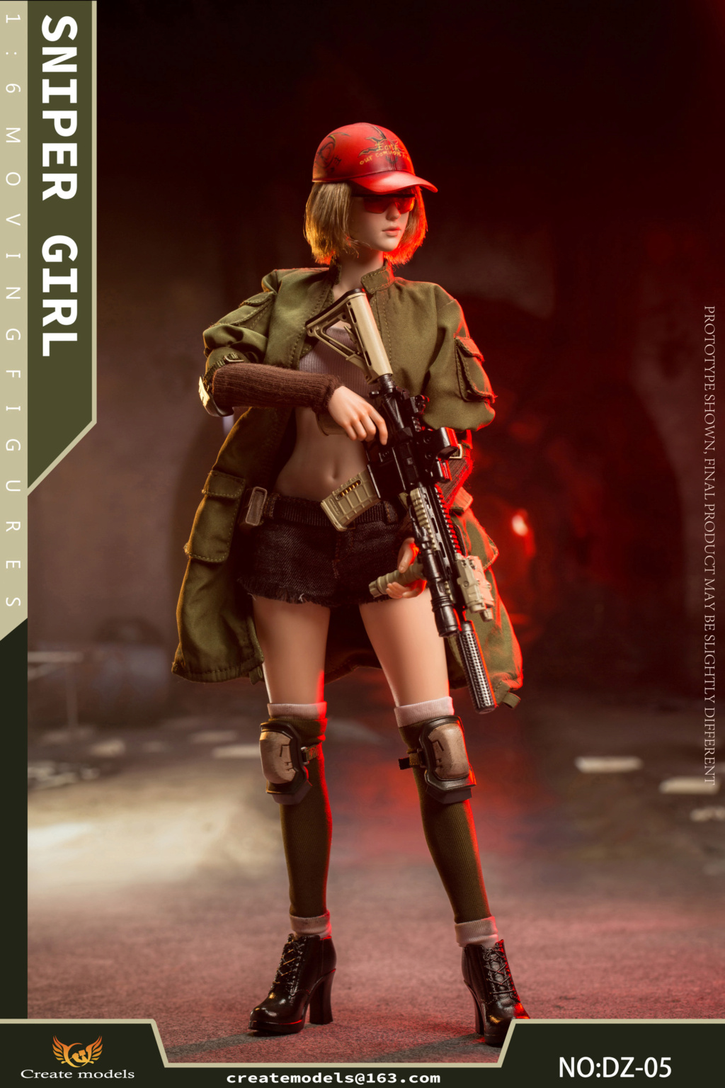 Createmodels - NEW PRODUCT: Createmodels: 1/6 Sniper Girl-Songbird/Lan Action Figures #DZ-05/DZ-06 18512912