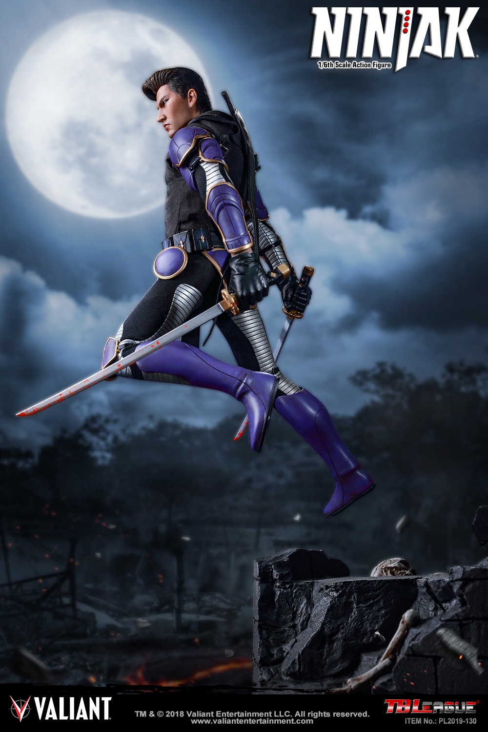 NEW PRODUCT: TBLeague: 1/6 Ninja - Ninjak Movable (PL2019-130#) 18533010