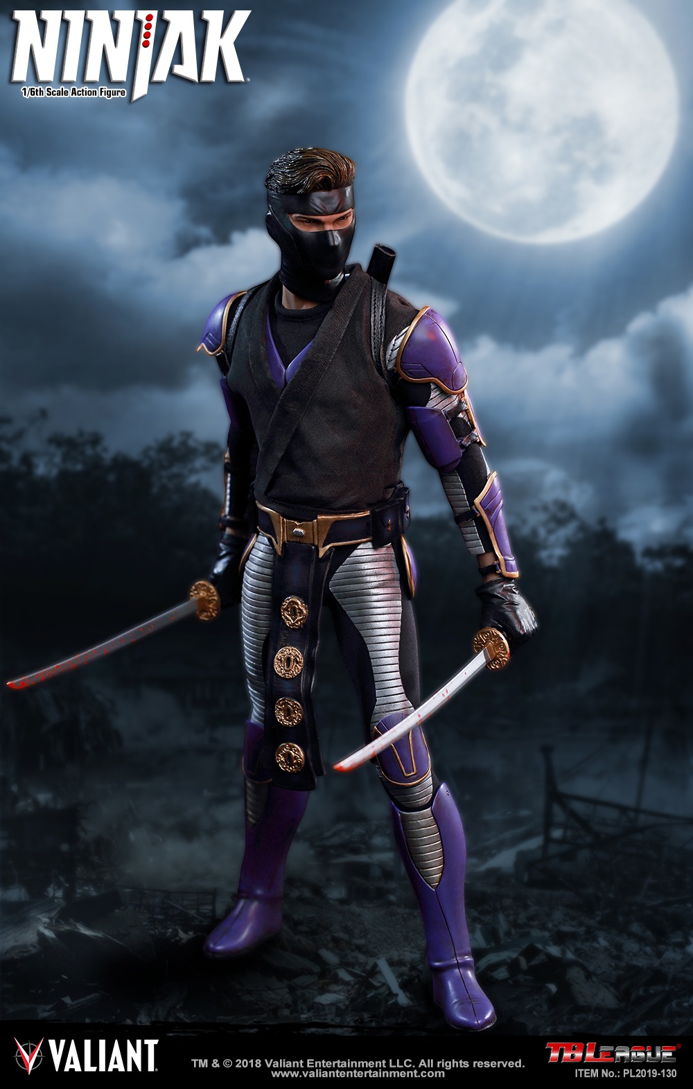 Fantasy - NEW PRODUCT: TBLeague: 1/6 Ninja - Ninjak Movable (PL2019-130#) 18533310