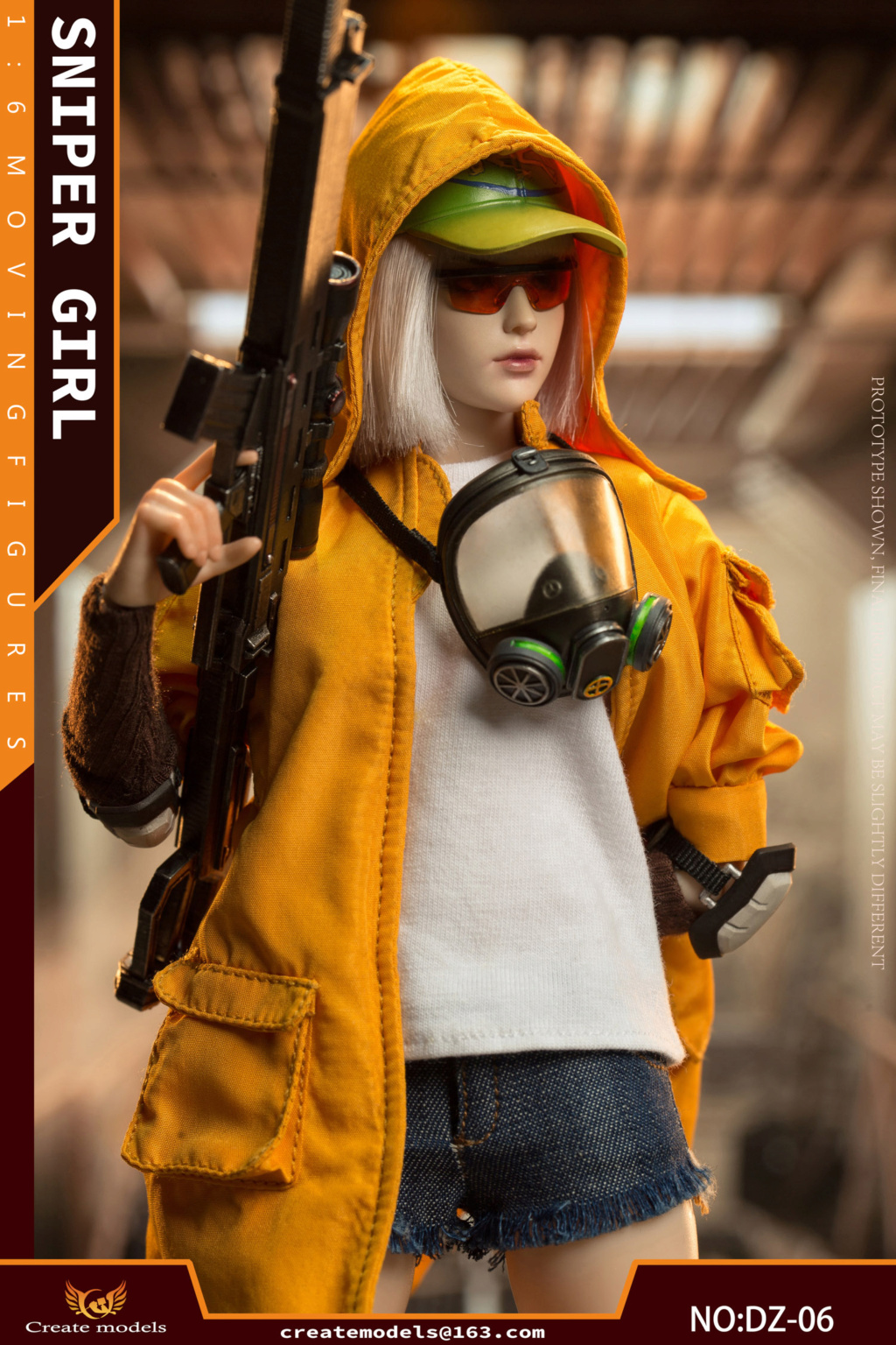 Createmodels - NEW PRODUCT: Createmodels: 1/6 Sniper Girl-Songbird/Lan Action Figures #DZ-05/DZ-06 18534311