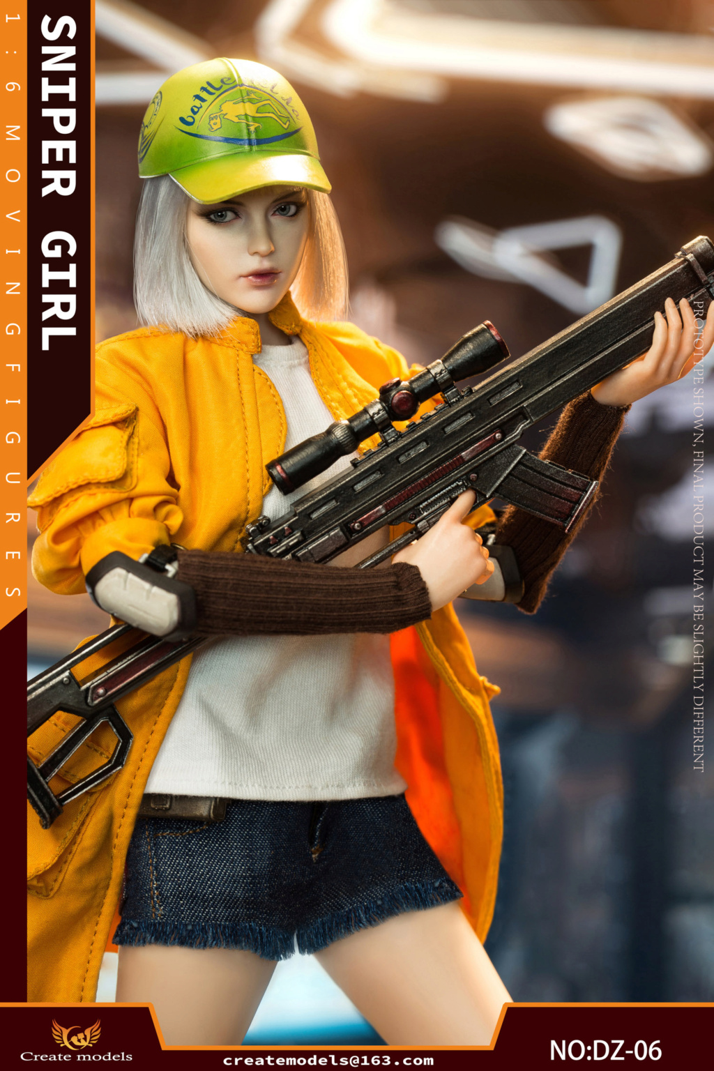 NEW PRODUCT: Createmodels: 1/6 Sniper Girl-Songbird/Lan Action Figures #DZ-05/DZ-06 18535310