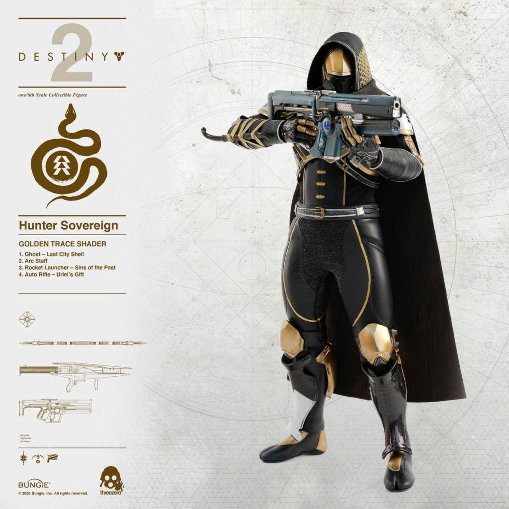 GoldenTrace - NEW PRODUCT: Threezero: 1/6 "Destiny 2"-Hunter action figure CALUS'S SELECTED / GOLDEN TRACE color matching 18570410