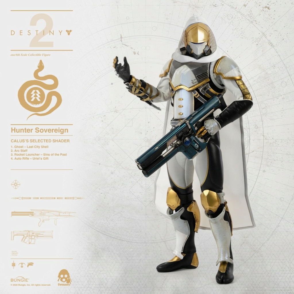 Calus - NEW PRODUCT: Threezero: 1/6 "Destiny 2"-Hunter action figure CALUS'S SELECTED / GOLDEN TRACE color matching 18583011