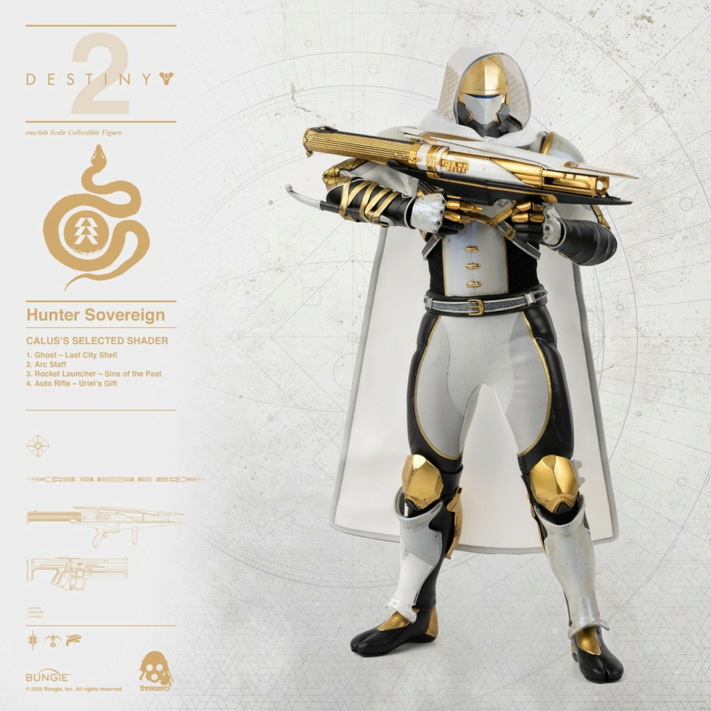 Calus - NEW PRODUCT: Threezero: 1/6 "Destiny 2"-Hunter action figure CALUS'S SELECTED / GOLDEN TRACE color matching 18583310