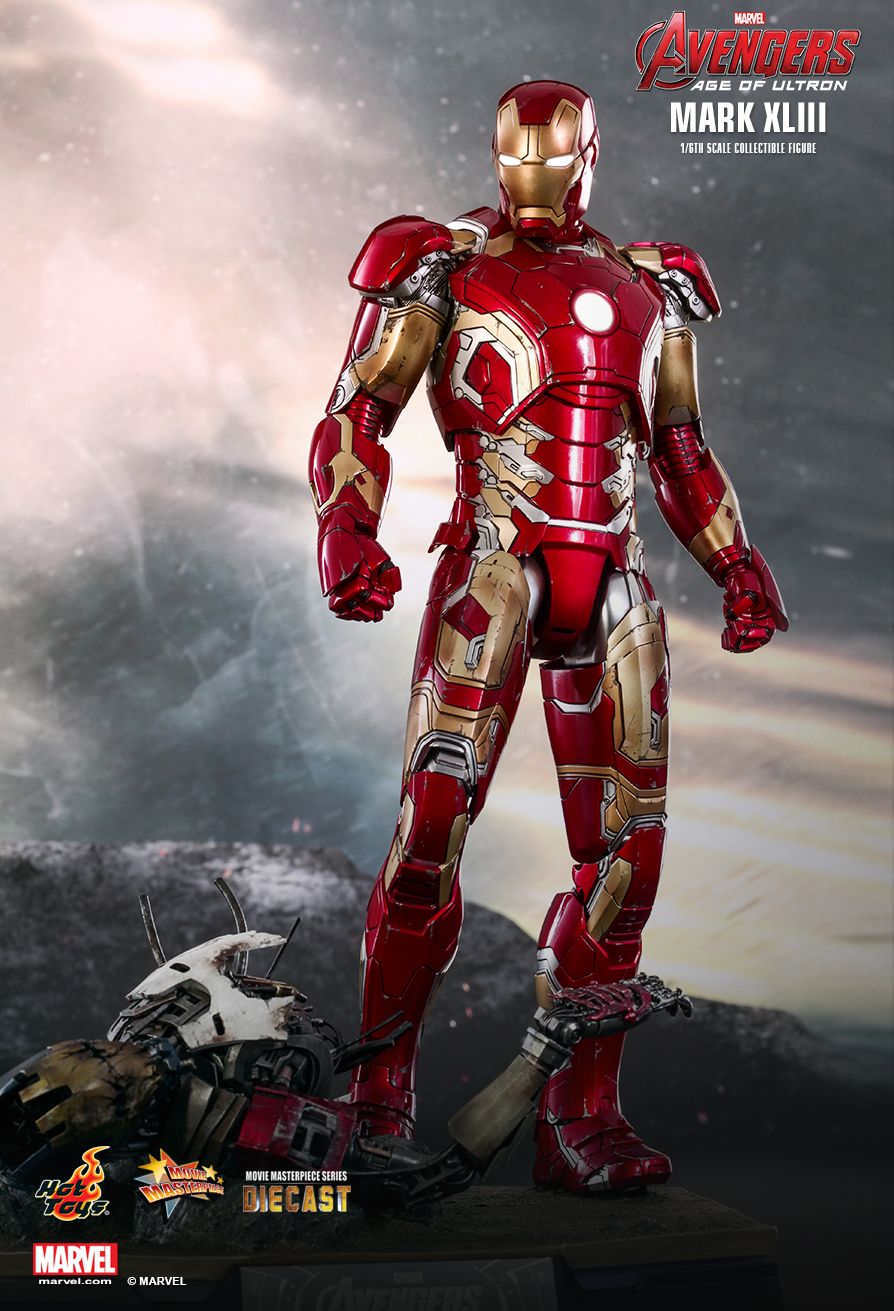 avengers - NEW PRODUCT: HOT TOYS: AVENGERS: AGE OF ULTRON MARK XLIII 1/6TH SCALE COLLECTIBLE FIGURE 187