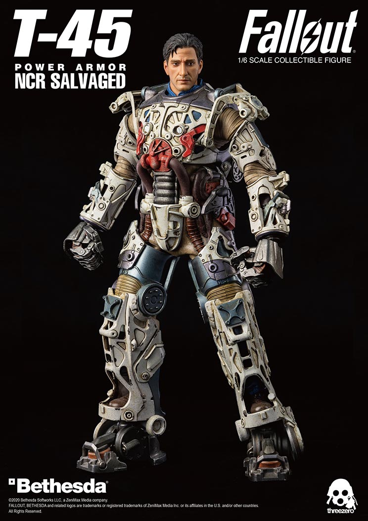 Videogame - NEW PRODUCT: Threezero: 1/6 scale Fallout T-45 NCR Salvaged Power Armor 19157