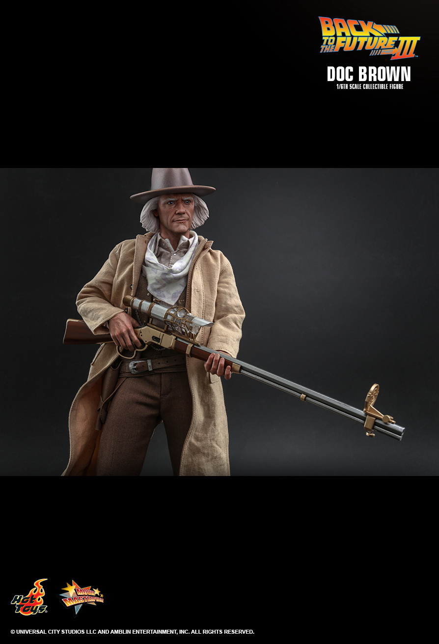 NEW PRODUCT: HOT TOYS: BACK TO THE FUTURE PART III DOC BROWN 1/6TH SCALE COLLECTIBLE FIGURE 19209