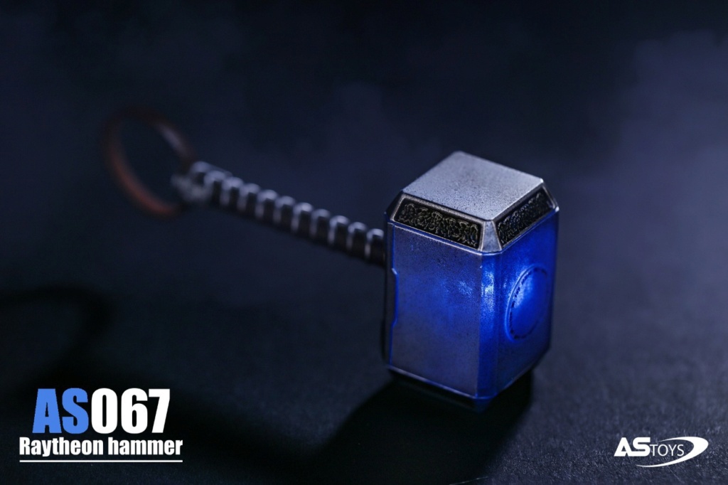 thor - NEW PRODUCT: ASToys: 1/6 Thor's Hammer-Illuminated Edition-Die Casting Alloy Edition-Rock Platform 19241610