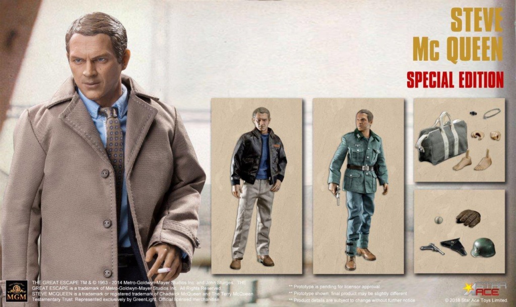 StarAce - NEW PRODUCT: Star Ace Toys 1/6th Scale Steve McQueen (Special Edition) 12-inch Collectible Figure 1925