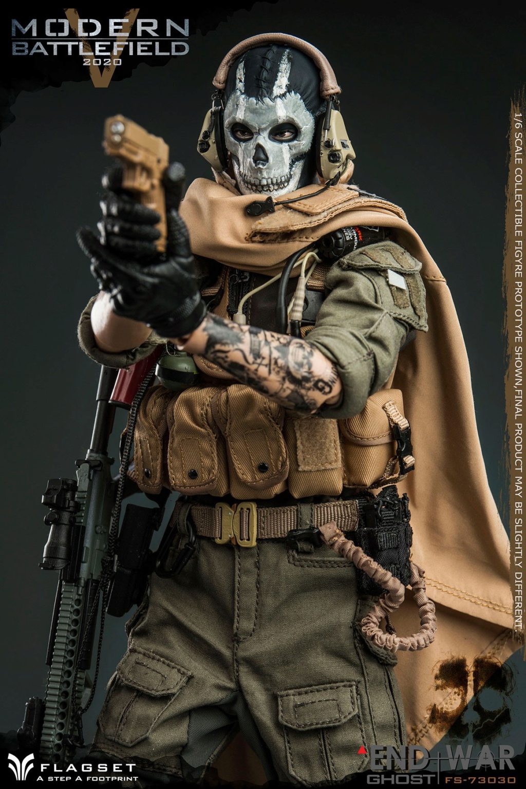 male - NEW PRODUCT: FLAGSET: 1/6 SCALE FIGURE MODERN BATTLEFIELD END WAR V GHOST 19255210