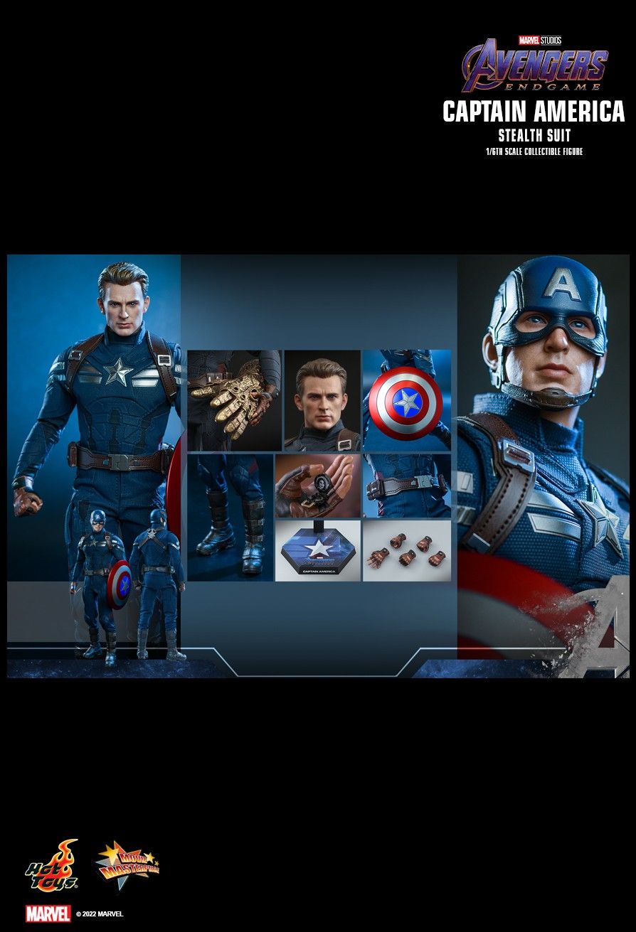 movie - NEW PRODUCT: HOT TOYS: AVENGERS: ENDGAME CAPTAIN AMERICA (STEALTH SUIT) HOT TOYS EXCLUSIVE 1/6TH SCALE COLLECTIBLE FIGURE 19259