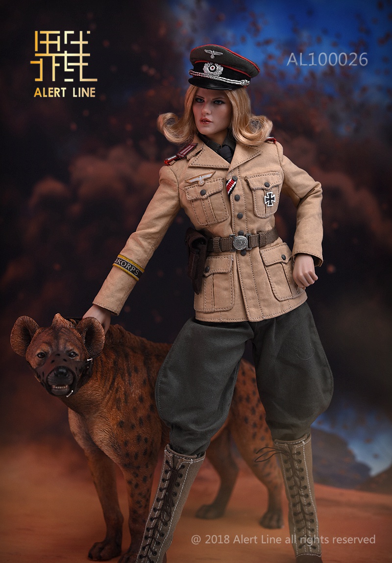 german - NEW PRODUCT: Alert Line Boundary Game Mode: 1/6 Afrika Female Officer (AL100026) 19273213