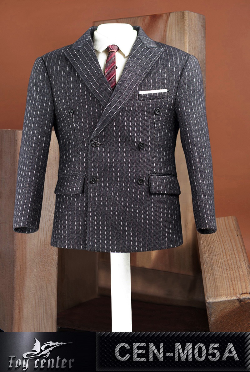 MuscleBody - NEW PRODUCT: Toy Center New: 1/6 British gentleman striped suit - three colors CEN-M05 19481611