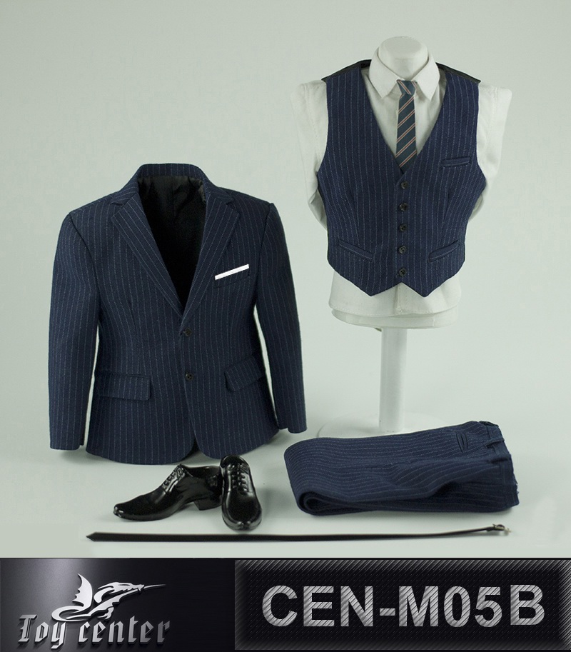 Clothes - NEW PRODUCT: Toy Center New: 1/6 British gentleman striped suit - three colors CEN-M05 19512310