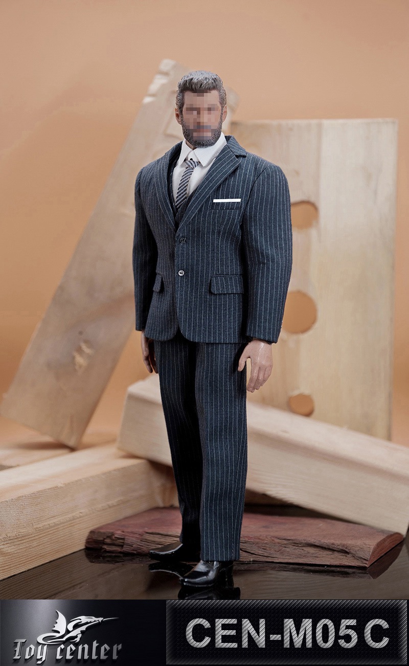 toycenter - NEW PRODUCT: Toy Center New: 1/6 British gentleman striped suit - three colors CEN-M05 19514310