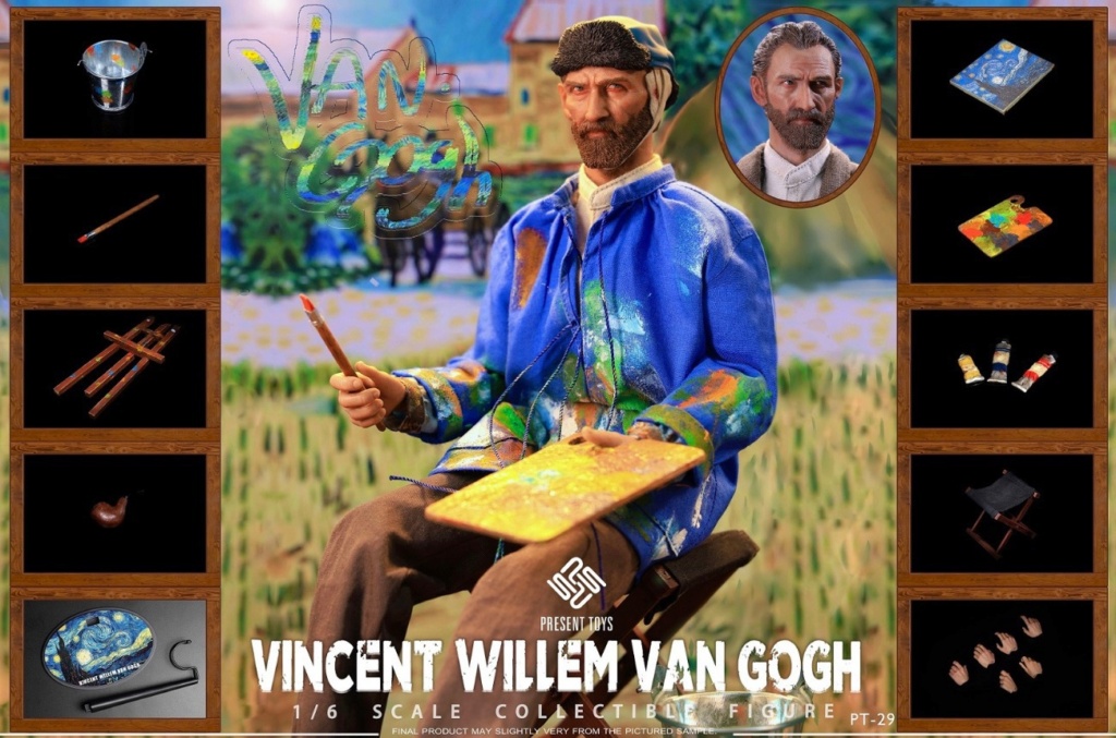 historical - NEW PRODUCT: Present Toys: 1/6 "Van Gogh" Action Figure #PT-sp29 19543610