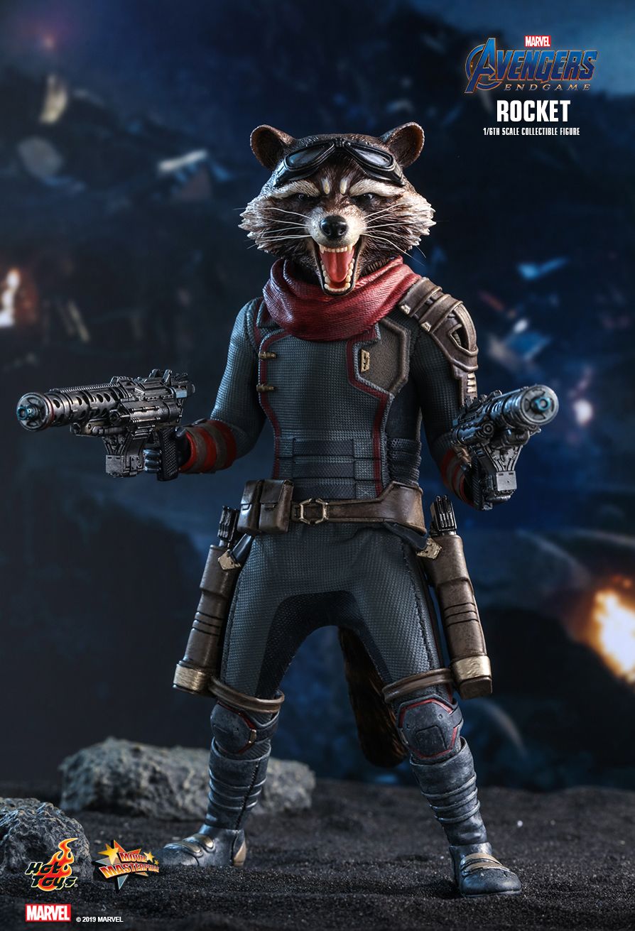 male - NEW PRODUCT: HOT TOYS: AVENGERS: ENDGAME ROCKET 1/6TH SCALE COLLECTIBLE FIGURE 1990