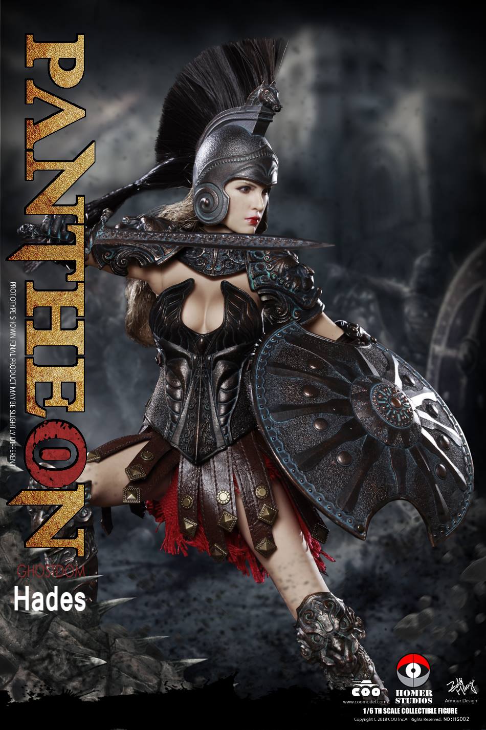 coomodel - NEW PRODUCT: COO MODEL X HOMER 1/6th scale PANTHEON - Hades Goddess of the Underworld 12" Figure 1_112