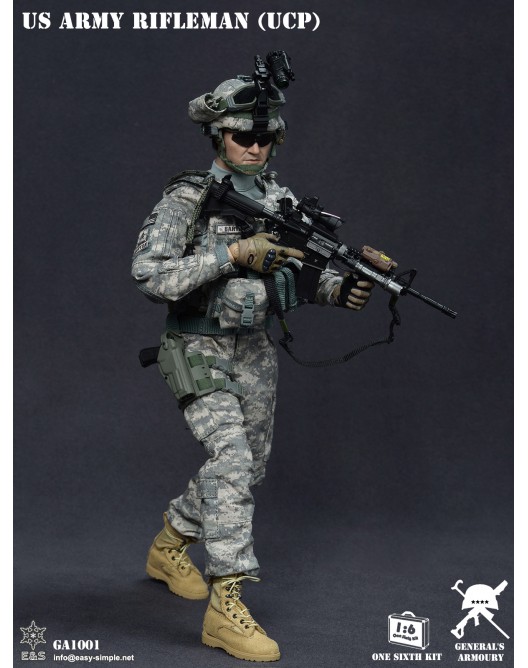 NEW PRODUCT: General's Armoury: GA1001 1/6 Scale US ARMY Rifleman (UCP) 2-528x26