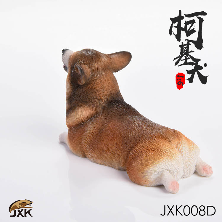 corgi - NEW PRODUCT: JxK Studio New: 1/6 Soldier Animals - Amazing Corgi Dogs (Jxk008) - Christmas Hat 20015710