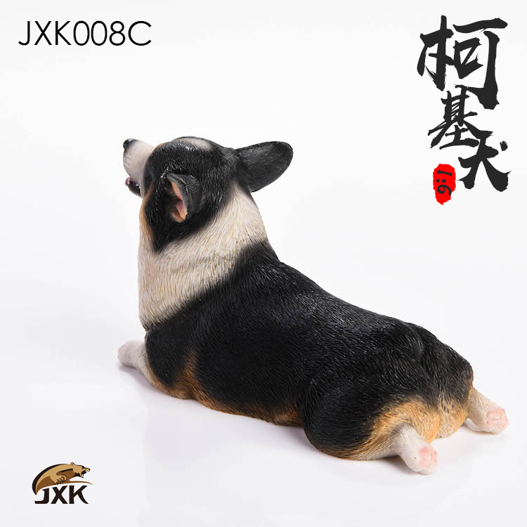 corgi - NEW PRODUCT: JxK Studio New: 1/6 Soldier Animals - Amazing Corgi Dogs (Jxk008) - Christmas Hat 20020011