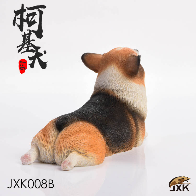 corgi - NEW PRODUCT: JxK Studio New: 1/6 Soldier Animals - Amazing Corgi Dogs (Jxk008) - Christmas Hat 20020111