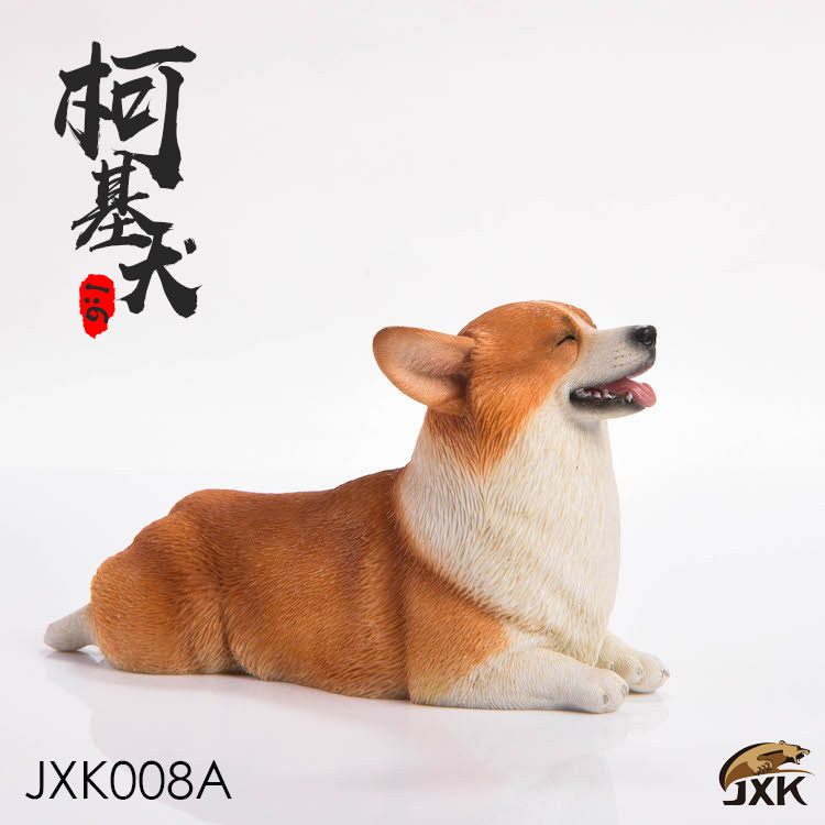 Dog - NEW PRODUCT: JxK Studio New: 1/6 Soldier Animals - Amazing Corgi Dogs (Jxk008) - Christmas Hat 20020411