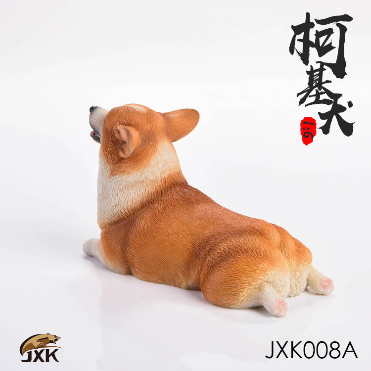 corgi - NEW PRODUCT: JxK Studio New: 1/6 Soldier Animals - Amazing Corgi Dogs (Jxk008) - Christmas Hat 20020510