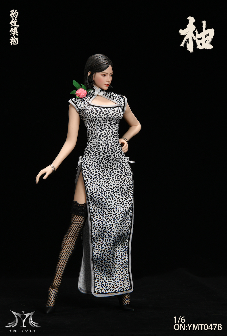 NEW PRODUCT: YMToys: 1/6 Leopard cheongsam female head carved pomelo YMT047  20115911