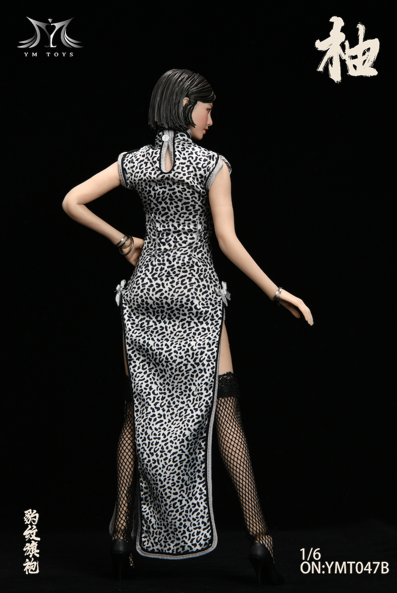 NEW PRODUCT: YMToys: 1/6 Leopard cheongsam female head carved pomelo YMT047  20120011