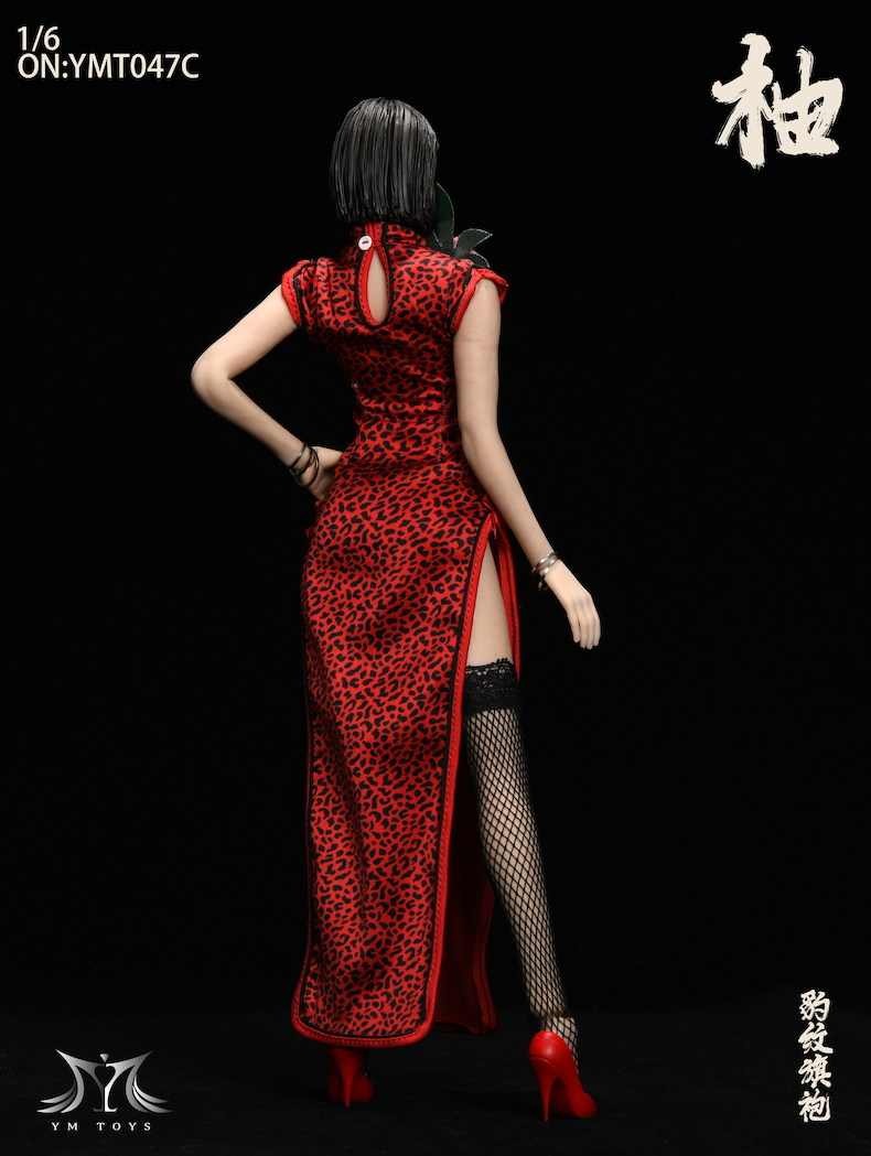 NEW PRODUCT: YMToys: 1/6 Leopard cheongsam female head carved pomelo YMT047  20120210