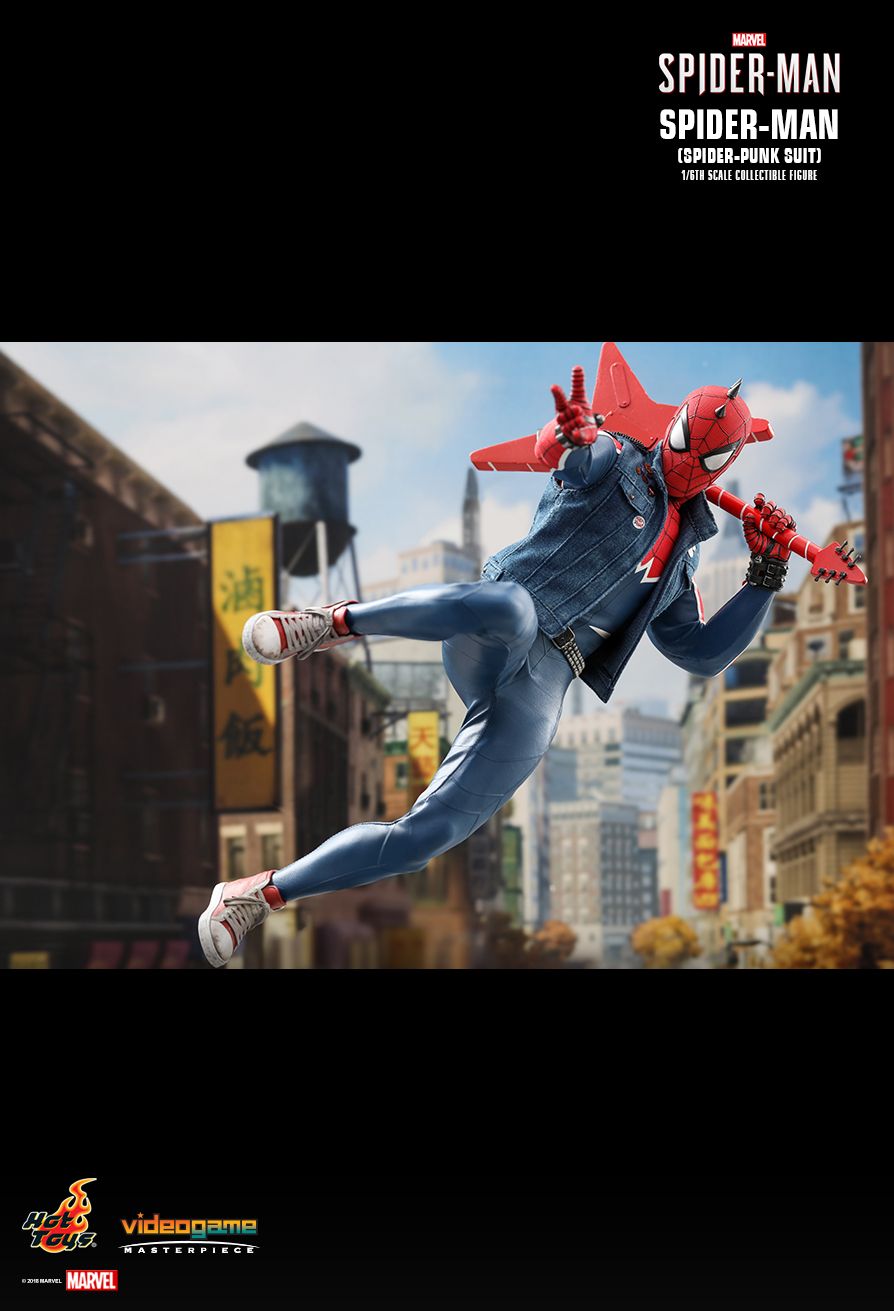 videogame - NEW PRODUCT: Hot Toys: MARVEL'S SPIDER-MAN SPIDER-MAN (SPIDER-PUNK SUIT) 1/6TH SCALE COLLECTIBLE FIGURE 2018