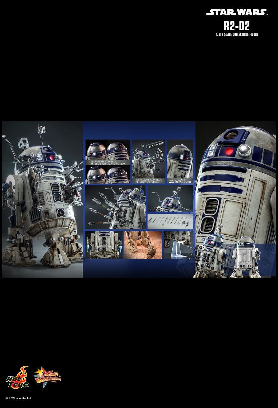 NEW PRODUCT: HOT TOYS: STAR WARS EPISODE II: ATTACK OF THE CLONES™ R2-D2™ 1/6TH SCALE COLLECTIBLE FIGURE 20200