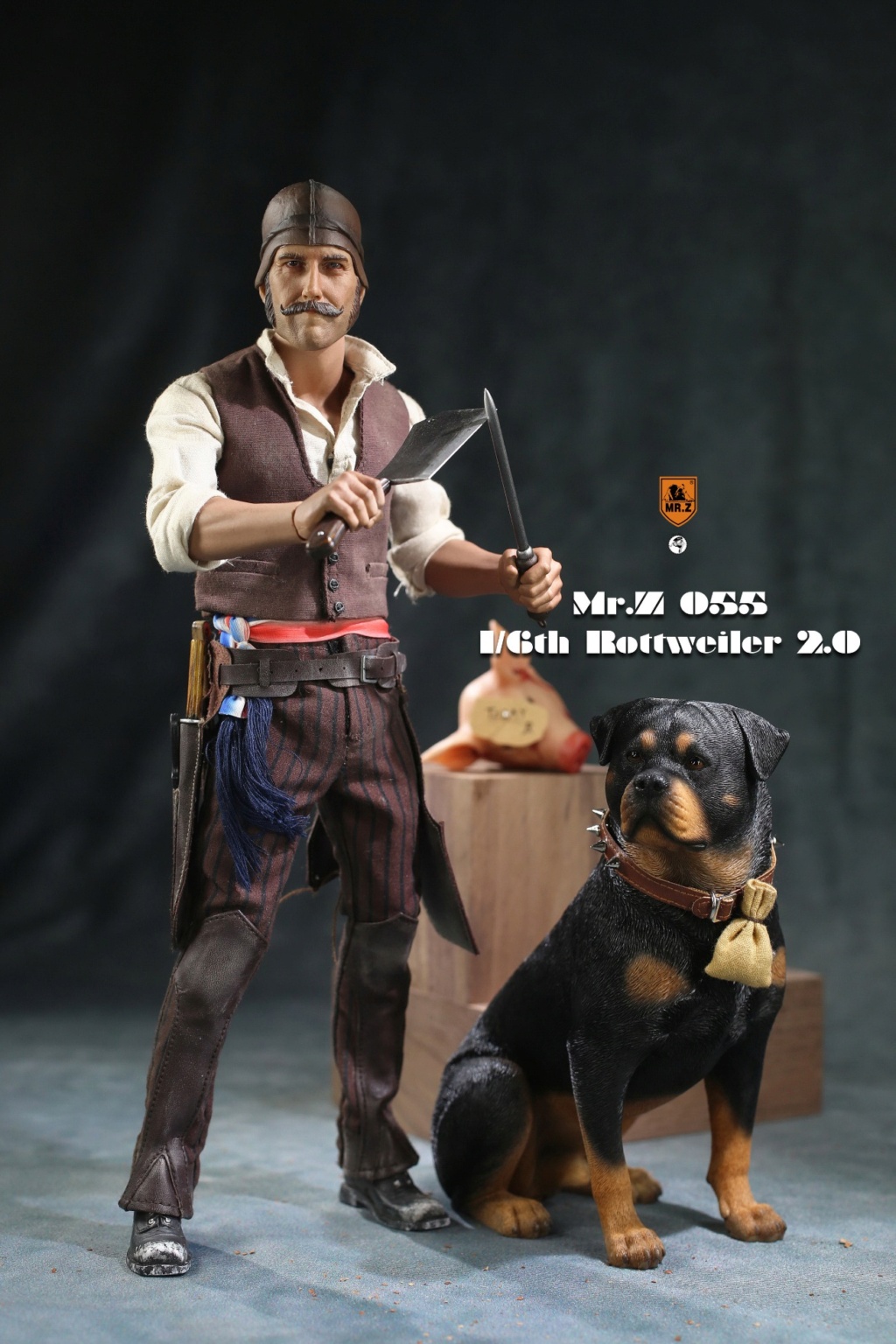 Rottweiler - NEW PRODUCT: Mr. Z: 1/6 Imitation Animal No. 54-Rottweiler/Rottweiler (ABC Three) 20200111