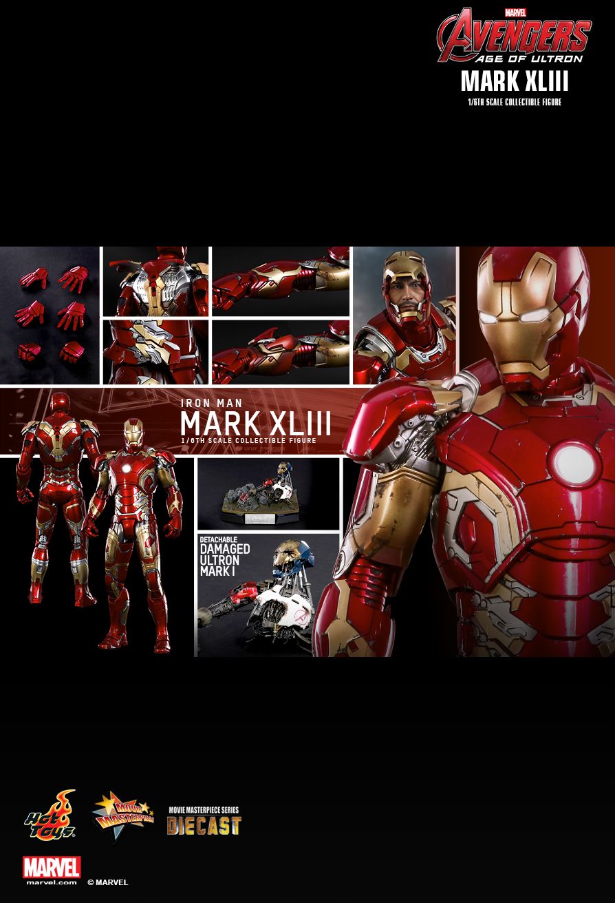 avengers - NEW PRODUCT: HOT TOYS: AVENGERS: AGE OF ULTRON MARK XLIII 1/6TH SCALE COLLECTIBLE FIGURE 2024