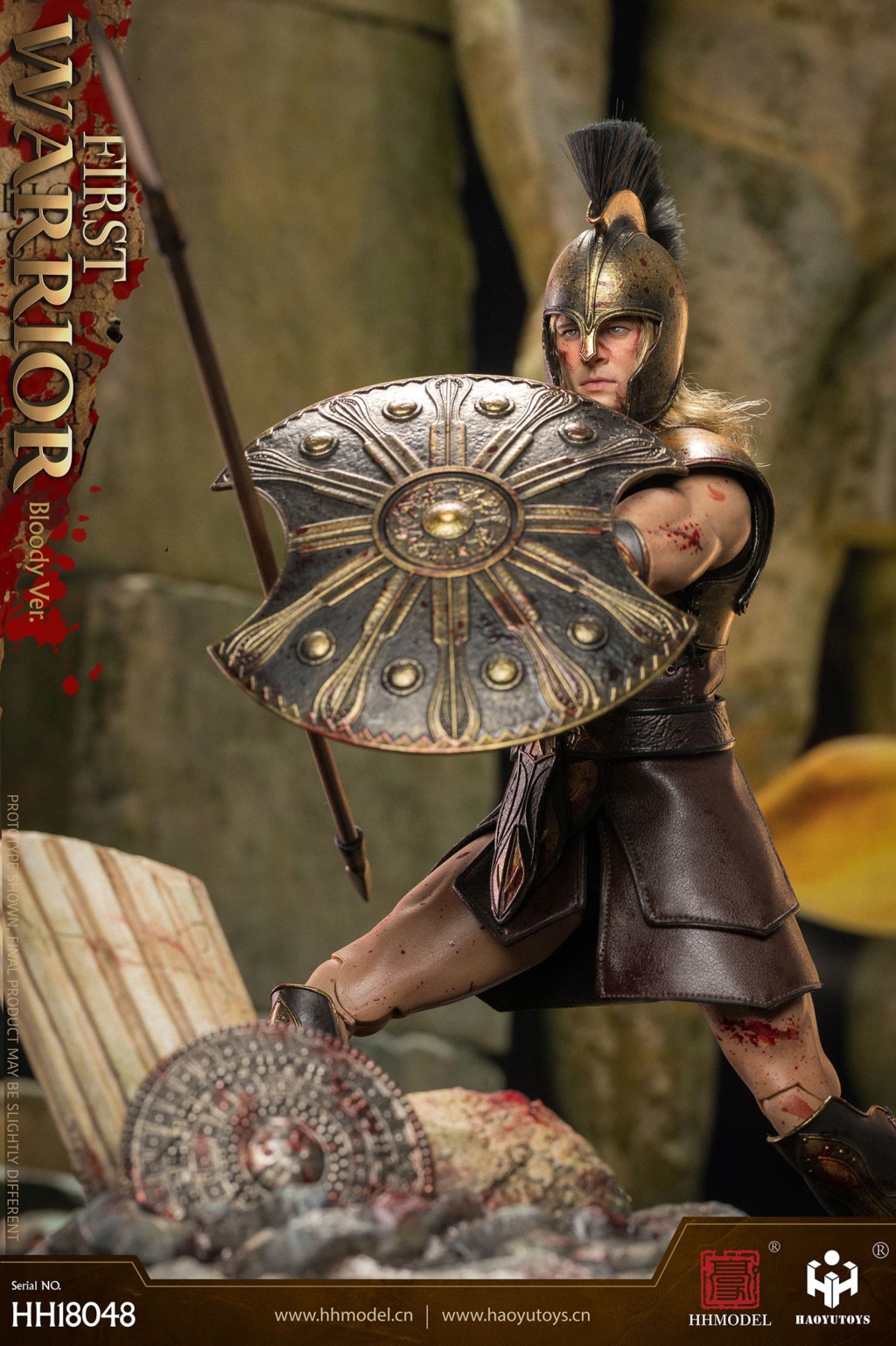 Haoyutoys - NEW PRODUCT: HHMODEL & HAOYUTOYS: 1/6 Imperial Legion - Trojan Slaughter City - The First Greek Warrior [Blood War Edition / War Edition] 20252410