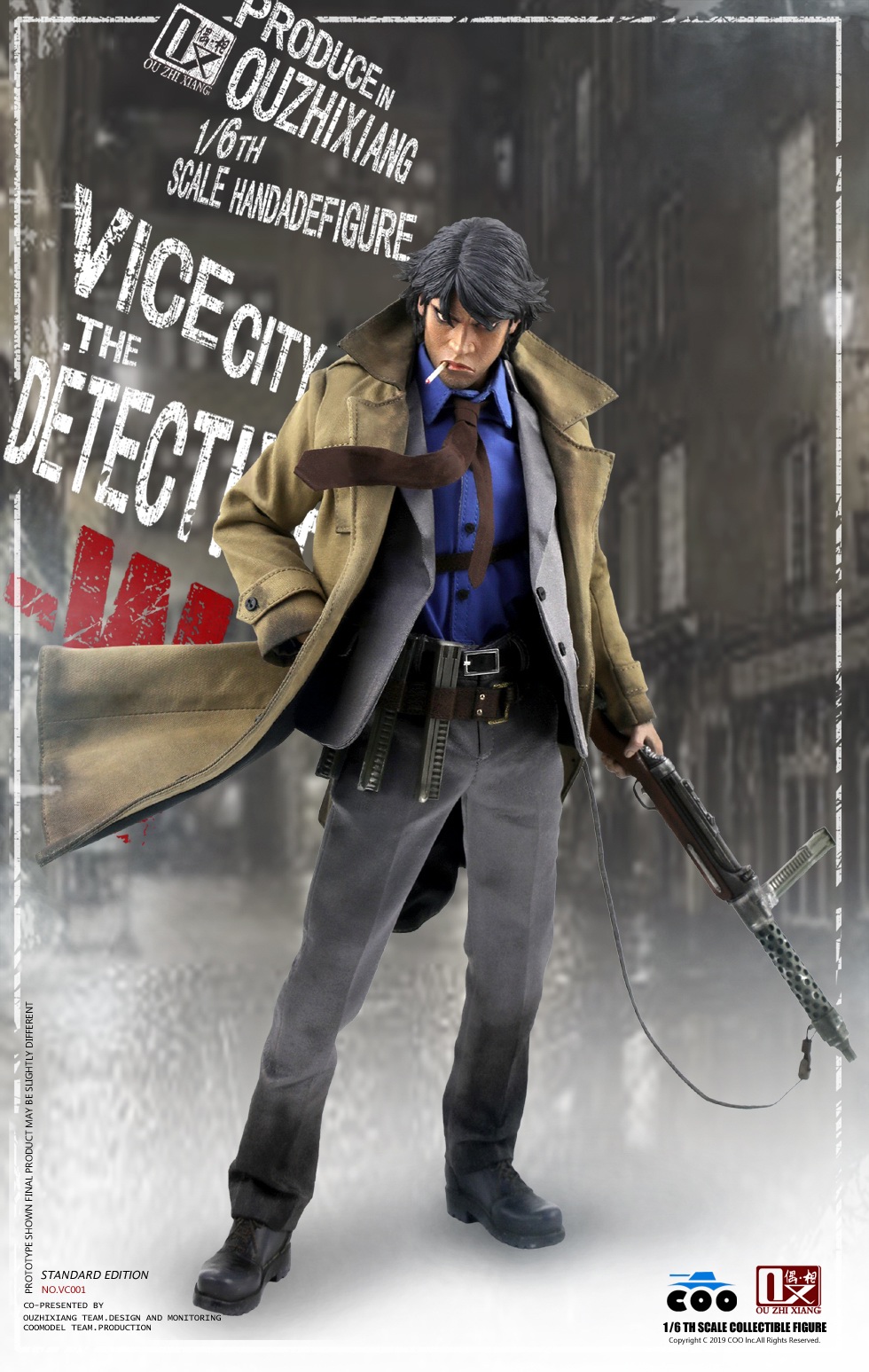 Werewolf - NEW PRODUCT: COOMODEL X Even: 1/6 Vice City - Detective W [Standard Edition & Collector's Edition] - Four-headed configuration 20261710