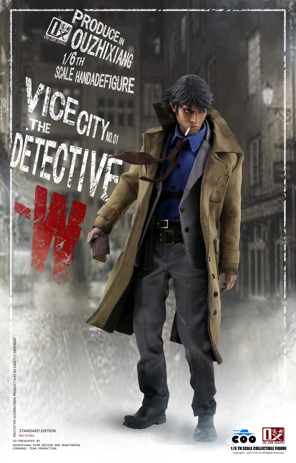 Stylized - NEW PRODUCT: COOMODEL X Even: 1/6 Vice City - Detective W [Standard Edition & Collector's Edition] - Four-headed configuration 20261810